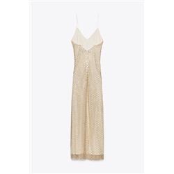 LONG RHINESTONE DRESS
