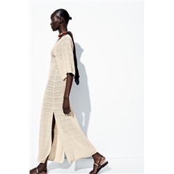 POINTELLE KNIT MAXI DRESS