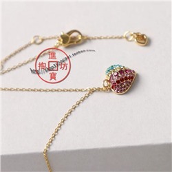 Красивая подвеска с кулоном  Kat*e spad*e