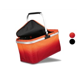 TOPMOVE Einkaufskorb mit Alurahmen, 26 L