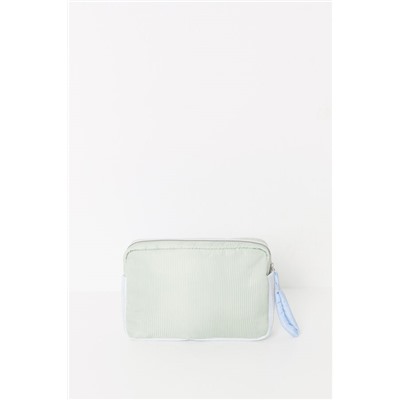 Neceser mediano nylon estampado rayas