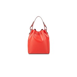 Bolso saco de piel Jila Rojo