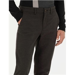 Kahverengi Slim Fit Kanvas Pantolon