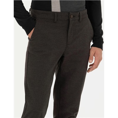 Kahverengi Slim Fit Kanvas Pantolon