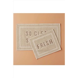Bella Maison Clean Fresh Paspas Takımı Krem (60x100 - 50x60 Cm) 23161