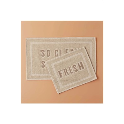 Bella Maison Clean Fresh Paspas Takımı Krem (60x100 - 50x60 Cm) 23161