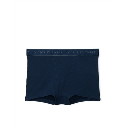 VICTORIA'S SECRET Logo Pointelle High-Waist Shortie Panty