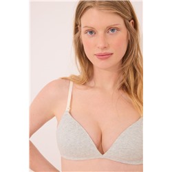 Sujetador CHARMING 'maternity' canalé gris