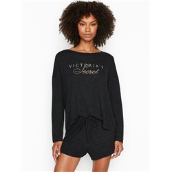 VICTORIA'S SECRET Cozy Knit Crewneck & Short Set