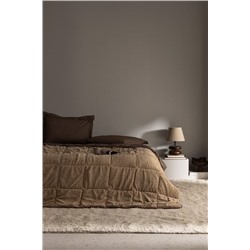 Vincent Tek Kişilik Wellsoft Comforter Set - Bej