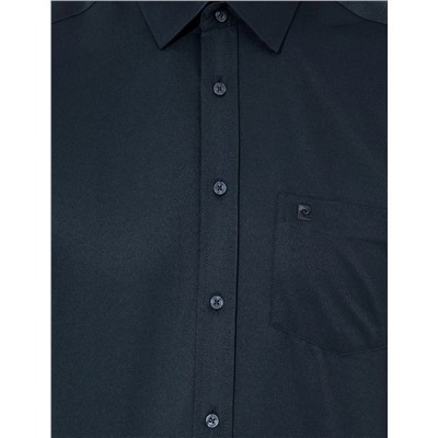 Lacivert Regular Fit Kısa Kollu Gömlek