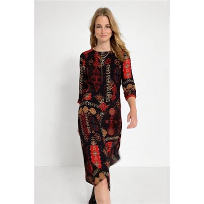 Vestido largo midi indonesio