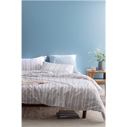 Avery King Size %100 Pamuk Ranforce Baskılı Nevresim Takımı - Mavi/Pembe