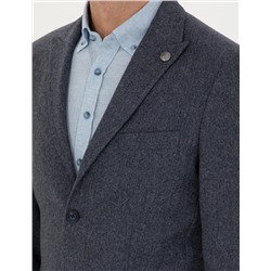 Lacivert Slim Fit Ceket