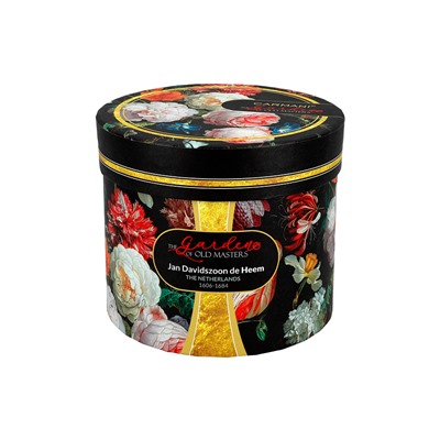 Кружка, 400 мл, фарфор F, черная, Розы, Baroque flowers, 62353