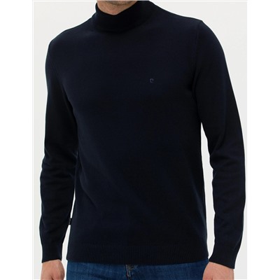 Lacivert Slim Fit Yarım Balıkçı Basic Triko Kazak