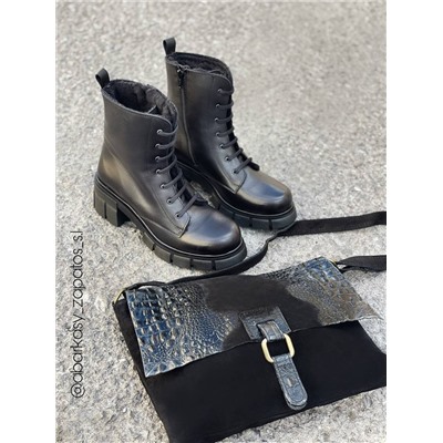 Ab.Zapatos Mili+PELLE 17-06 COCO-NEGRO АКЦИЯ