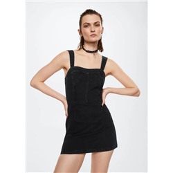 Vestido vaquero cremallera -  Mujer | MANGO OUTLET España