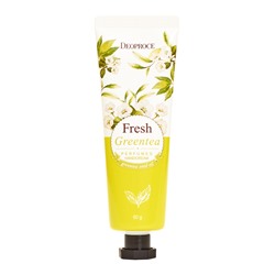 DEOPROCE FRESH GREENTEA PERFUMED HANDCREAM Крем для рук с ароматом зелёного чая 50г