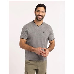 DOUBLE V-NECK T-SHIRT