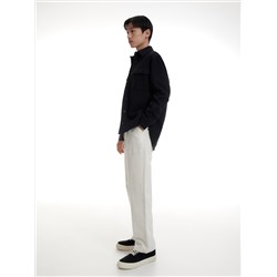 Weit geschnittene Chinohose