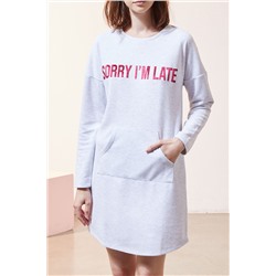 Ночная Рубашка Folie Серая