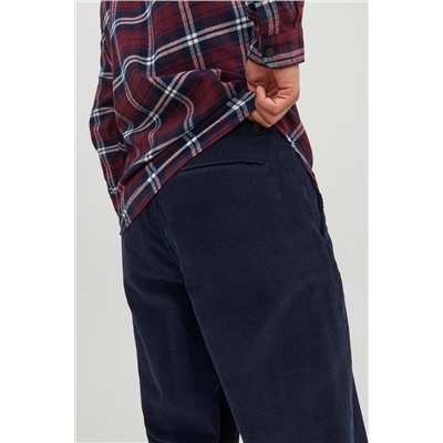 Pantalón chino de terciopelo Azul marino