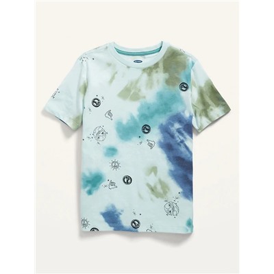Vintage Crew-Neck Tee for Boys