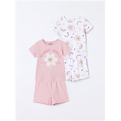 PACK DE 2 PIJAMAS ESTAMPADOS DE 2 PIEZAS