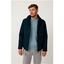 Chaqueta con capucha Azul noche
