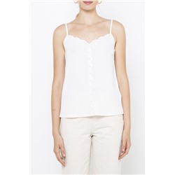 Camiseta de tirantes Blanco roto