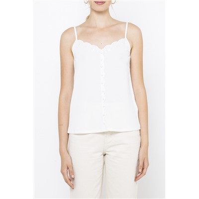 Camiseta de tirantes Blanco roto