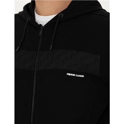 Siyah Regular Fit Hırka