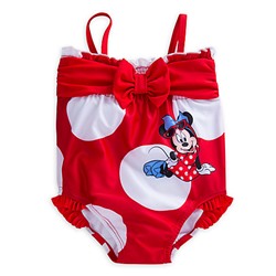 Minnie Mouse Bow Swimsuit for Baby