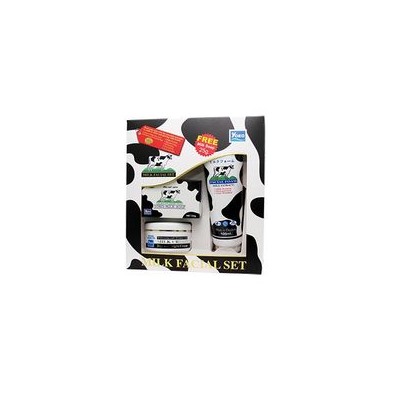 Подарочный набор из трех средств для лица с молоком Yoko 175 грамм/ YOKO MILK facial PRODUCTS SET 175g