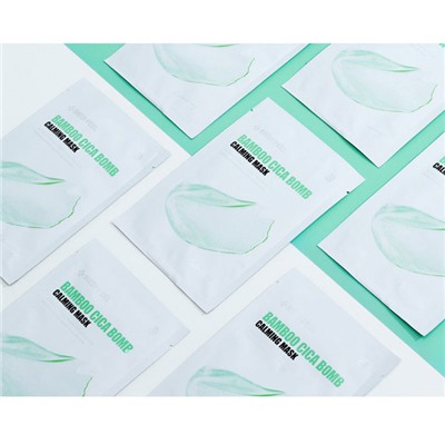 Bamboo Cica Bomb Calming Mask, Успокаивающая маска с центеллой и бамбуком