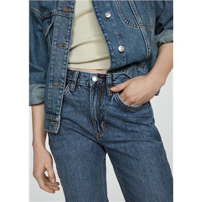Jeans rectos tiro medio