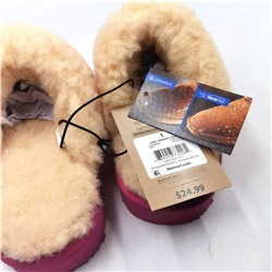 Детские тапочки Bea*r paw из натуральной коровьей замши  (У меня, кстати, такие натуральные угги, заказывала ещё в Америке, качество 🔥, фабрика китайская)