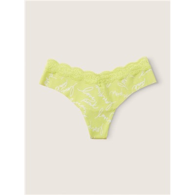 PINK NO-SHOW THONG PANTY