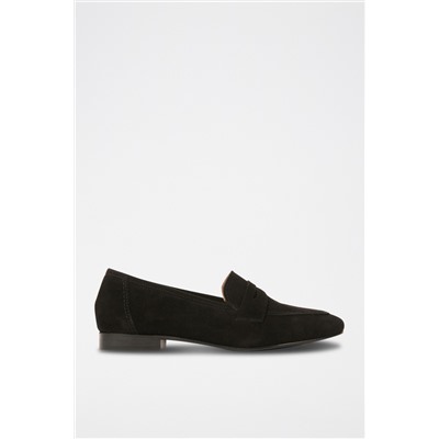 Mocasines de nobuk Negro