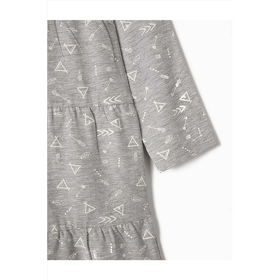 Vestido Gris jaspeado
