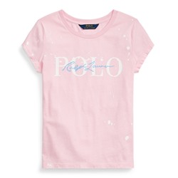 Girls 7-16 Paint-Splatter Cotton Tee