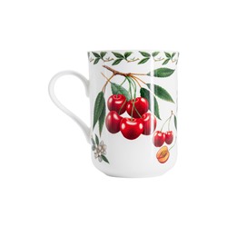 Кружка, 300 мл, фарфор F, белая, Вишня, Orchard Fruits, 54382