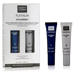 Martiderm Platinum Корректор для глаз Дневной 10 мл + Корректор для глаз Ночной 10 мл