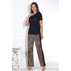 Sevim Taş Baskılı Pijama Takım 12985
