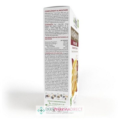 Arkopharma Arkoroyal - Dynergie Bio 20 Ampoules