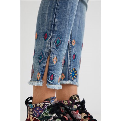 Pantalón vaquero skinny tobillero