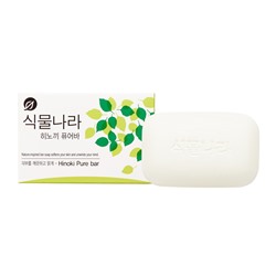 LION Botanic Nation Hinoki Pure bar Туалетное мыло с экстрактом японского кипариса 100г