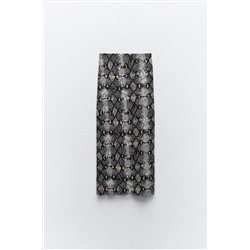 PRINTED TULLE SKIRT