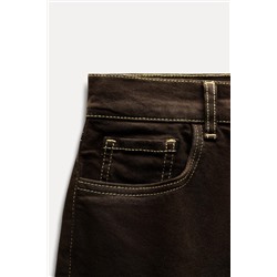 ZW COLLECTION BOOTCUT HIGH-WAIST CROPPED JEANS